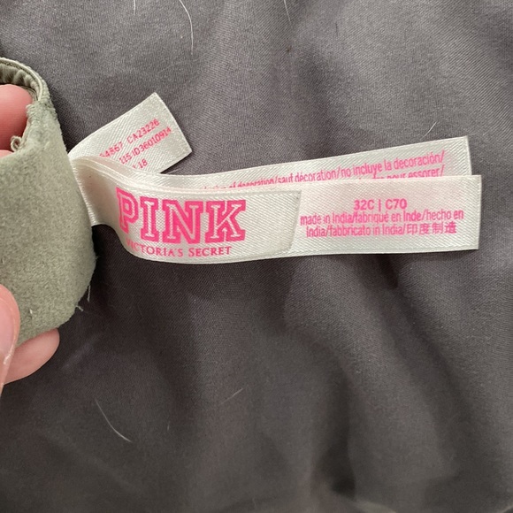 32C green PINK bra - Picture 3 of 4